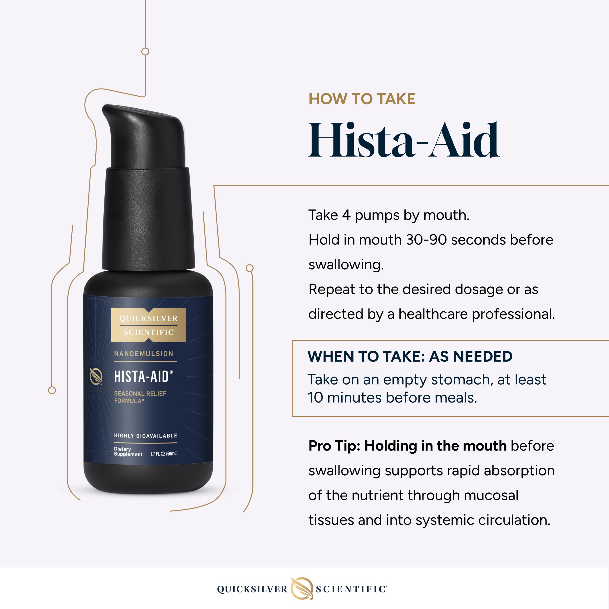 Quicksilver Scientific Nanoemulsified Hista-Aid, DIM, 50ml — Amazon image 6