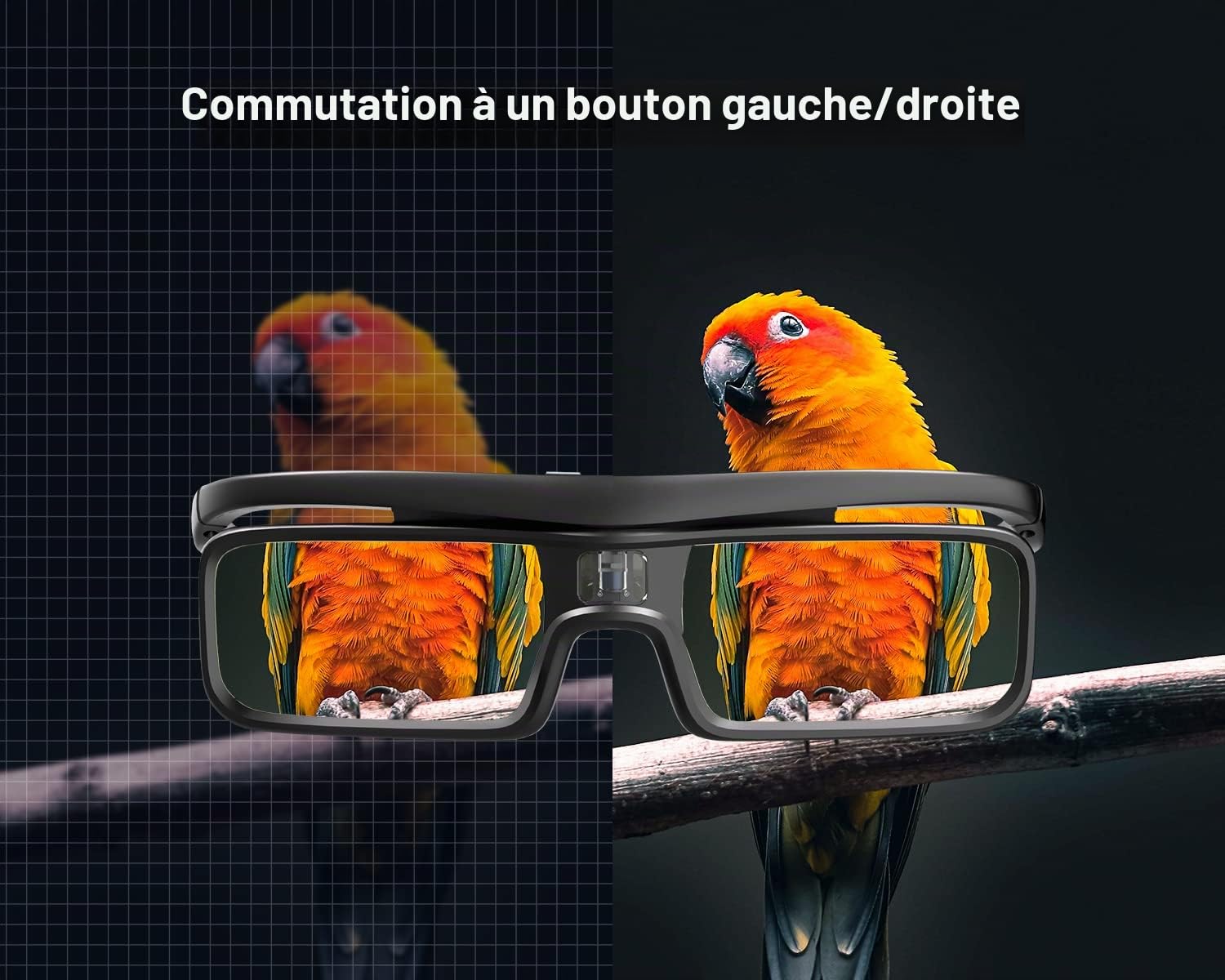 Dangbei DLP Lunettes 3D Rechargeables Actives pour compatibles avec Dangbei Atom, DBX3 Pro, DBOX02