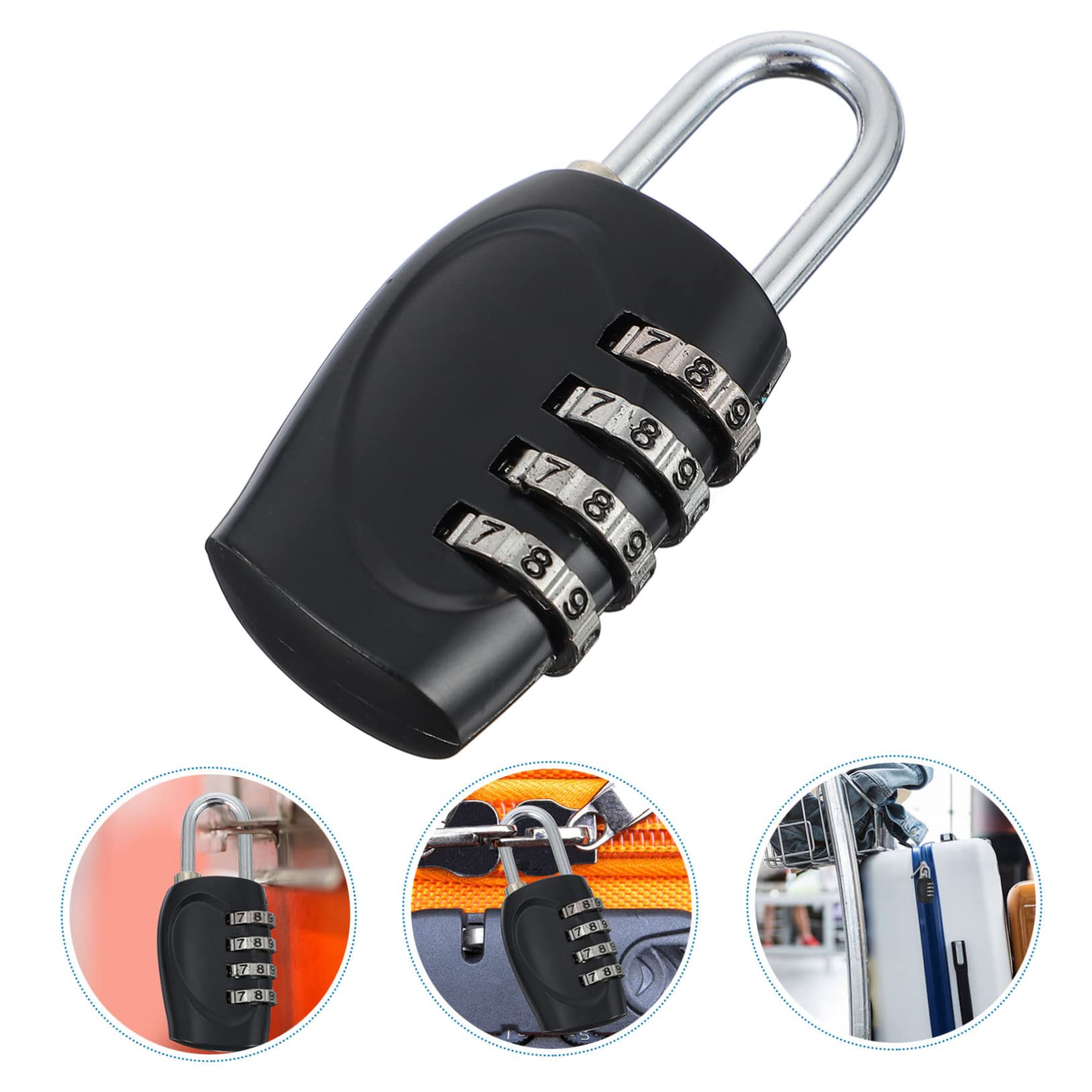 Angoily 6stücke Luggage Locks Stelligem Passwort Robuste Tragbare Vorhängeschlösser Für Koffer Schränke Und Rucksäcke Sicherer Schutz Für Ihre Wertsachen Für Reisen Und
