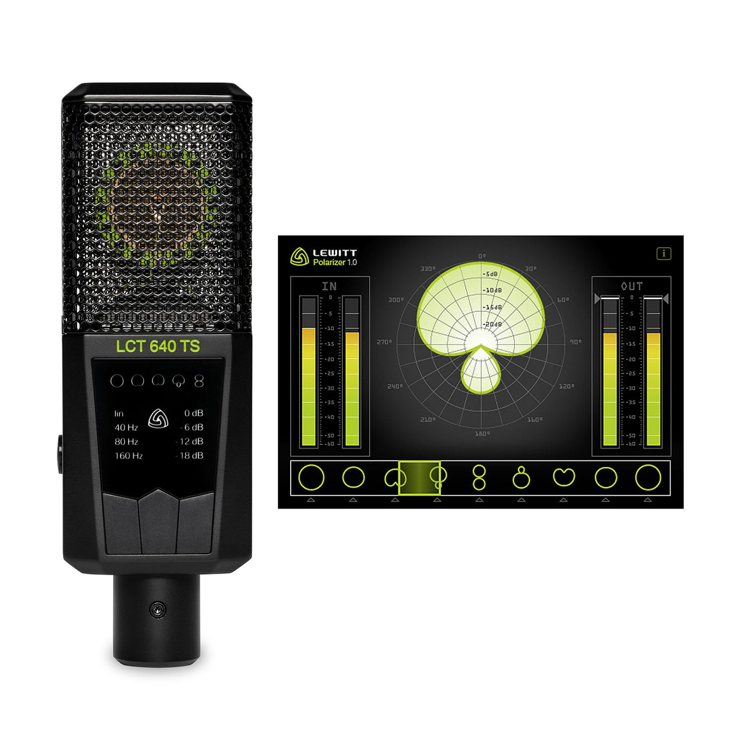 Amazon.com: Lewitt LCT 640 TS Dual-Output Multi-Pattern Condenser