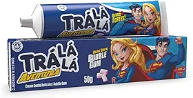 Trá Lá Lá Creme Dental Liga Da Justiça Aventura Kids - Bubble Gum (50G)