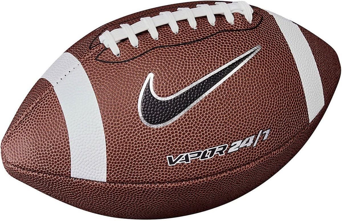 Nike Vapor 24/7 Football Silver | Black Youth : Sports & Outdoors
