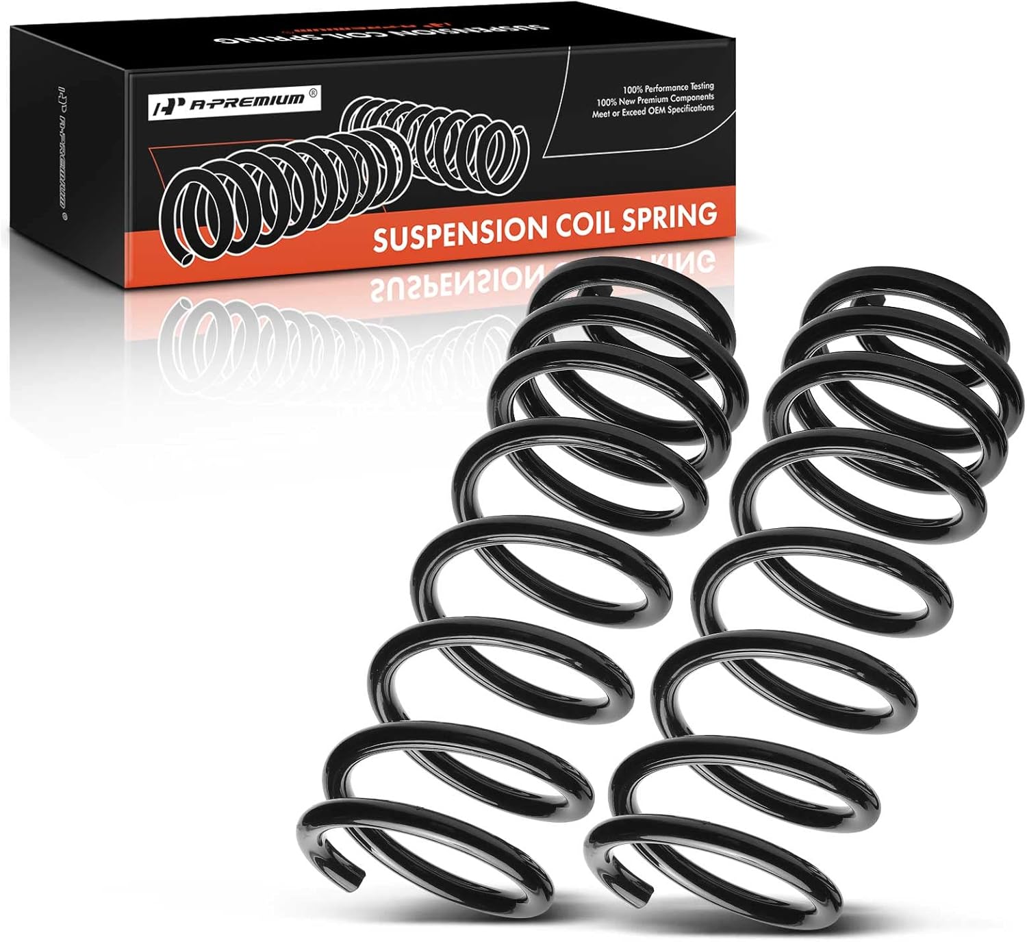 A-Premium 2Pcs Rear Suspension Coil Spring Set Compatible with Jeep Grand Cherokee 1993-1998, Driver and Passenger Side, Replace# 52001125, 52088102