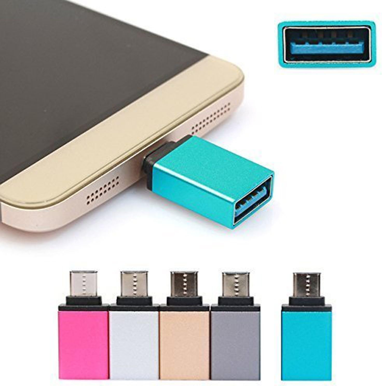 VOLTAC USB 3.1 Type-C Male OTG to USB 3.0 Female for Type C OTG Devices (Color May Vary) Model 411502
