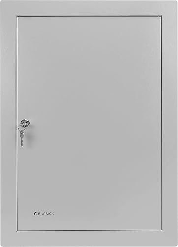 Miniatura 7 de Barska CB13534 Cerradura de llave 100 posiciones en la pared ajustable del gabinete de la llave de la caja de la cerradura de la brida gris