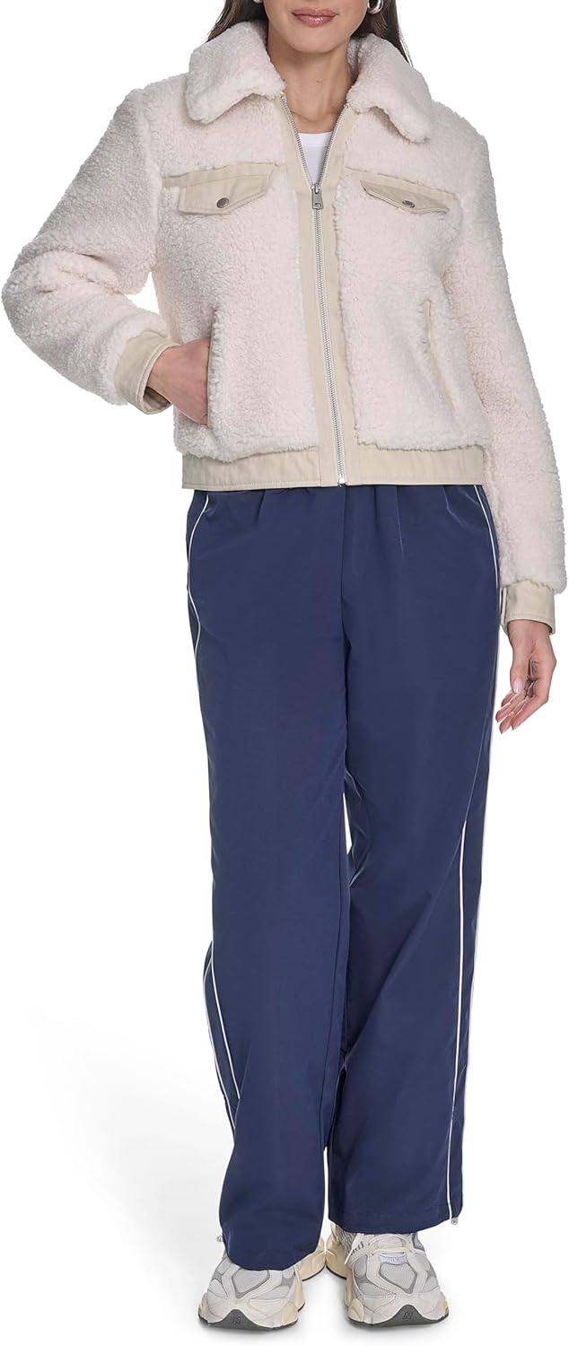 Levi's Women's Sherpa Bomber With Quilted Lining - Image 7