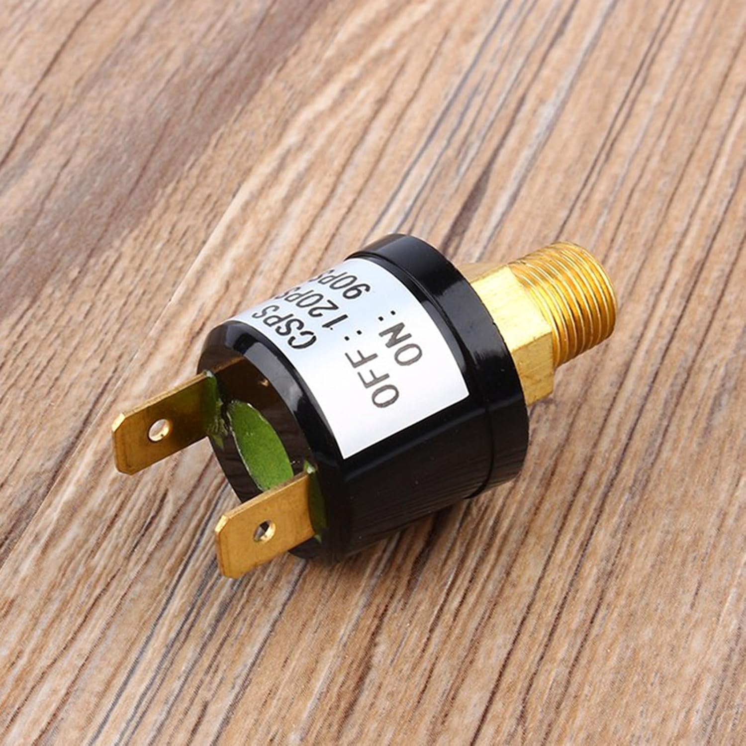 90-120 PSI Air Pressure Switch, 1/8-27NPT Pressure Switch Replacement, Heavy Duty Compressor Switches, Automatic Air Compressor Cut Off Switches for Piston Machine