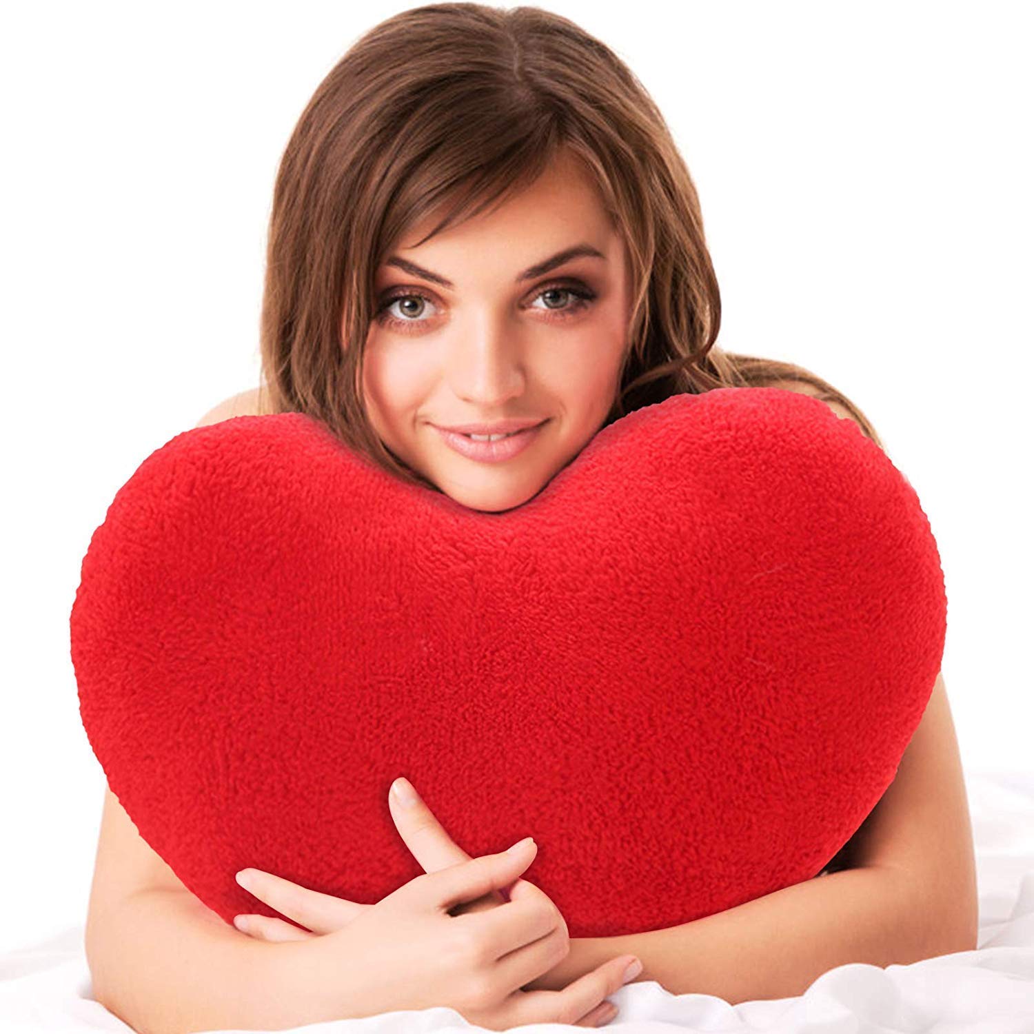 Tickles Heart Shape Cushion Pillow Soft Stuffed Plush Toy Gifts for Love Girl Friend Girlfriend Boyfriend Wife & Husband Wedding Anniversary Birthday Valentines Day (Color: Red Size: 35 cm) (B00LY33IZ6) Amazon Price History, Amazon Price Tracker