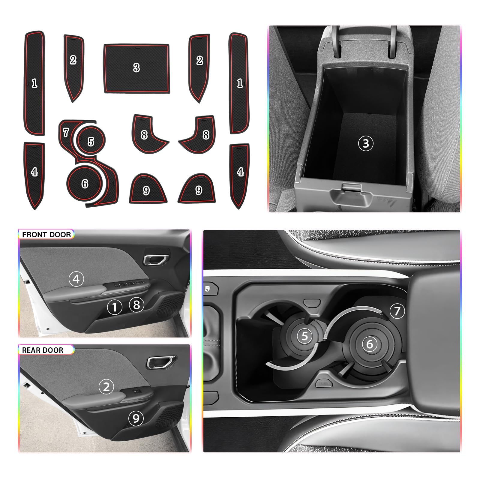 Amazon.com: SKTU 2025 2026 K4 Door Slot Mat for 2025 2026 Kia K4