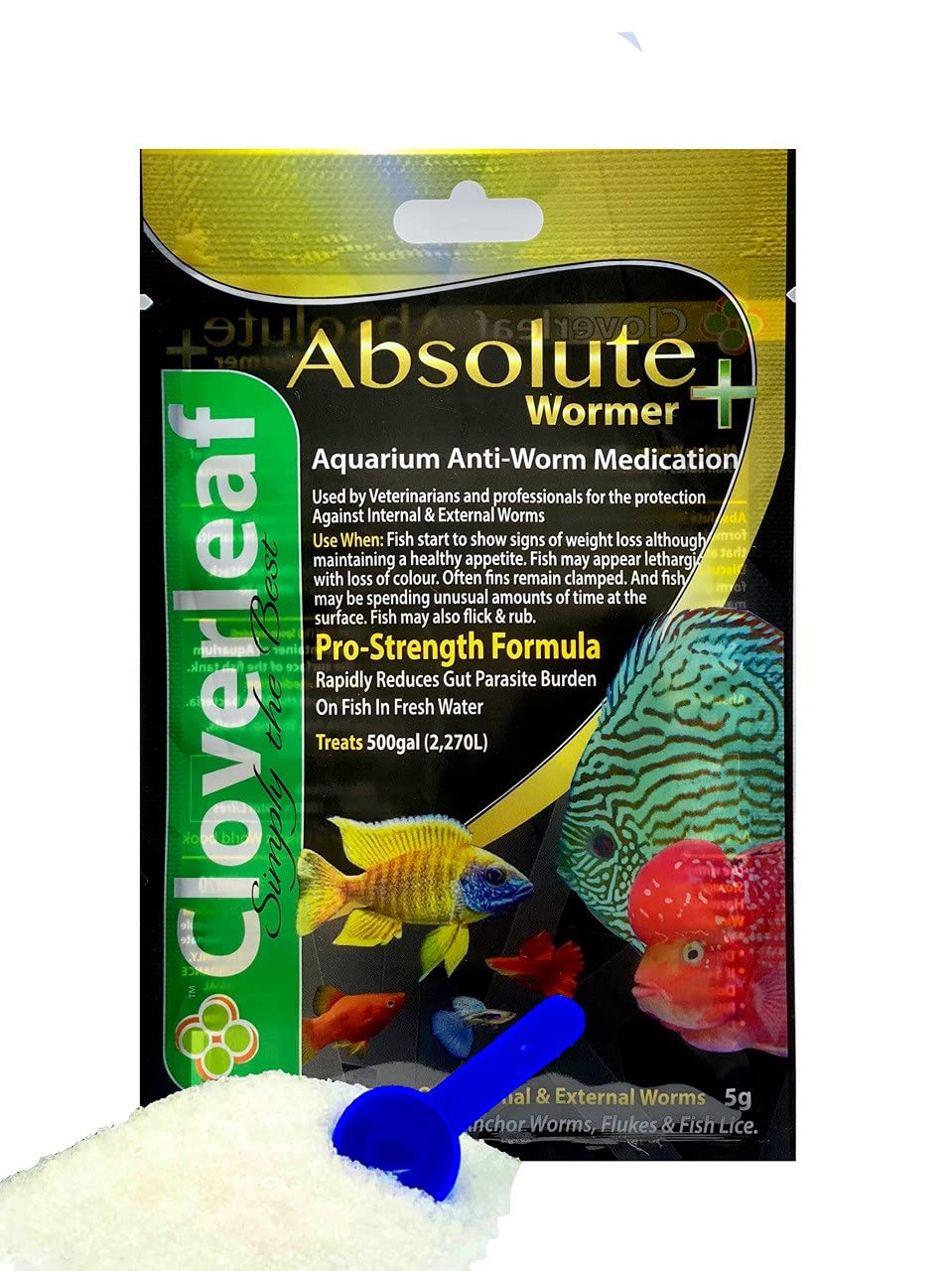Plymouth Discus Product WORMER Plus Freshwater and Saltwater Fish