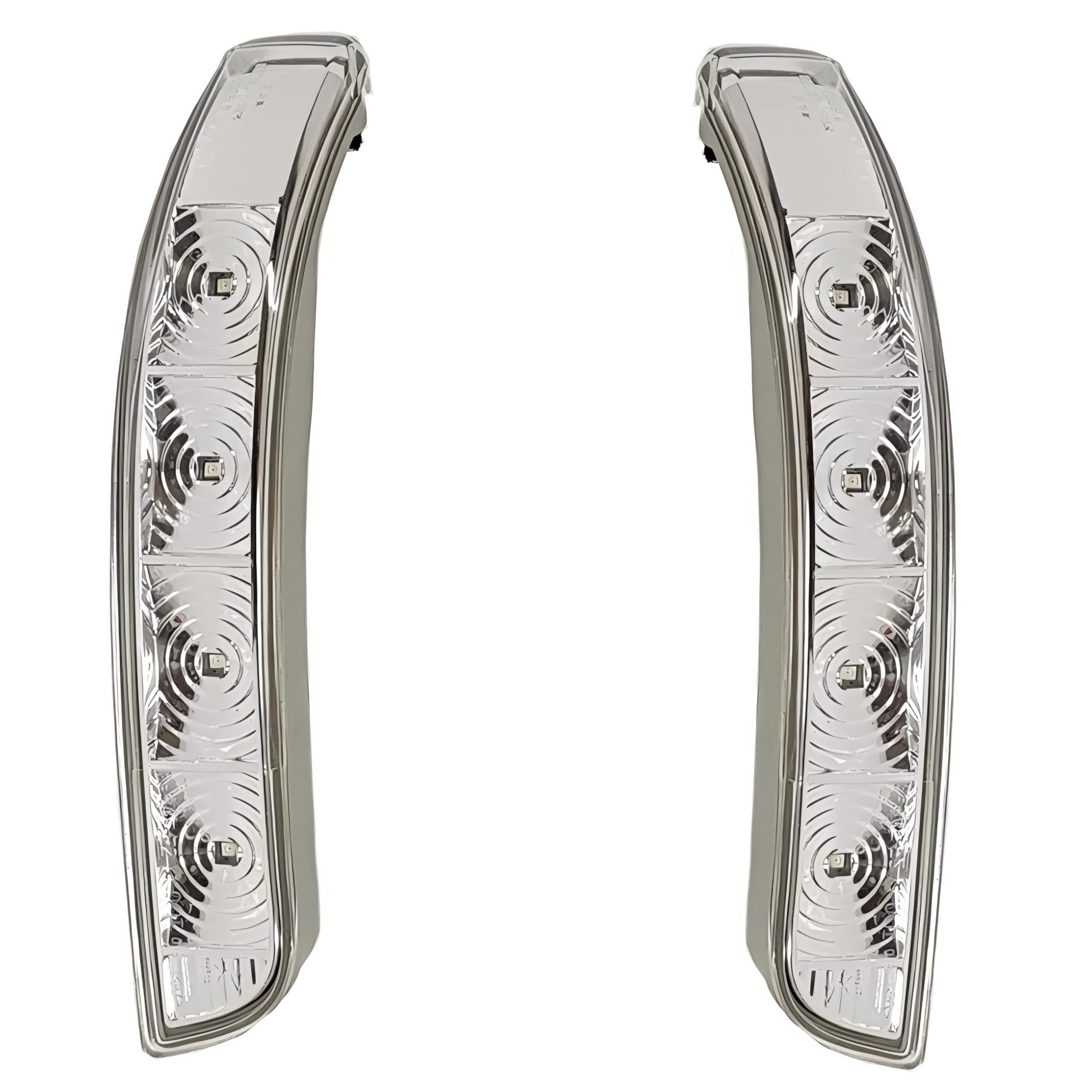 Outside Mirror Signal Lamp 4 LEDs Left Right, for Kia Sorento 2011-2015 2.4L 3.3L 3.5L, Replace 87613-2P000 87623-2P000 (FL+FR)