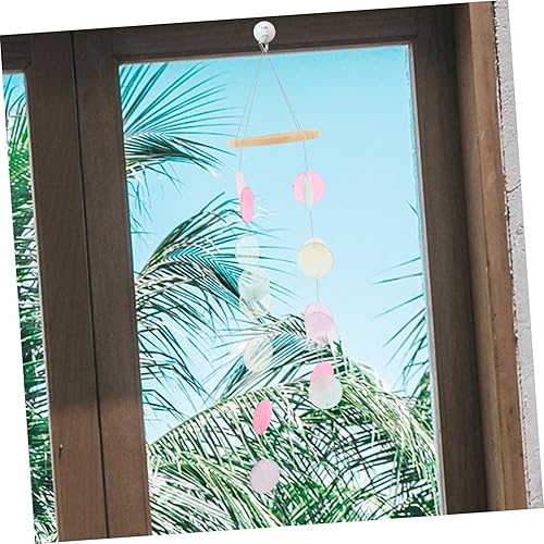 Miniatura 5 de Campana de viento para decoración de exteriores e interiores, anillo colgante, campanilla de viento creativa para jardín, patio y decoración del