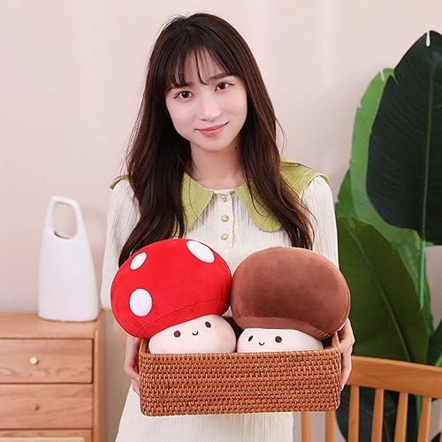 Miniatura 3 de Lindo juguete de peluche de hongo, almohada de peluche de hongo, regalo para niños y adultos de 9 pulgadas, decoración del hogar de hongos rellenos