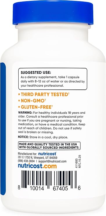 Nutricost Soy Isoflavones 150mg, 180 Veggie Capsules, Gluten-Free, GMO-Free | Vegetarian Friendly