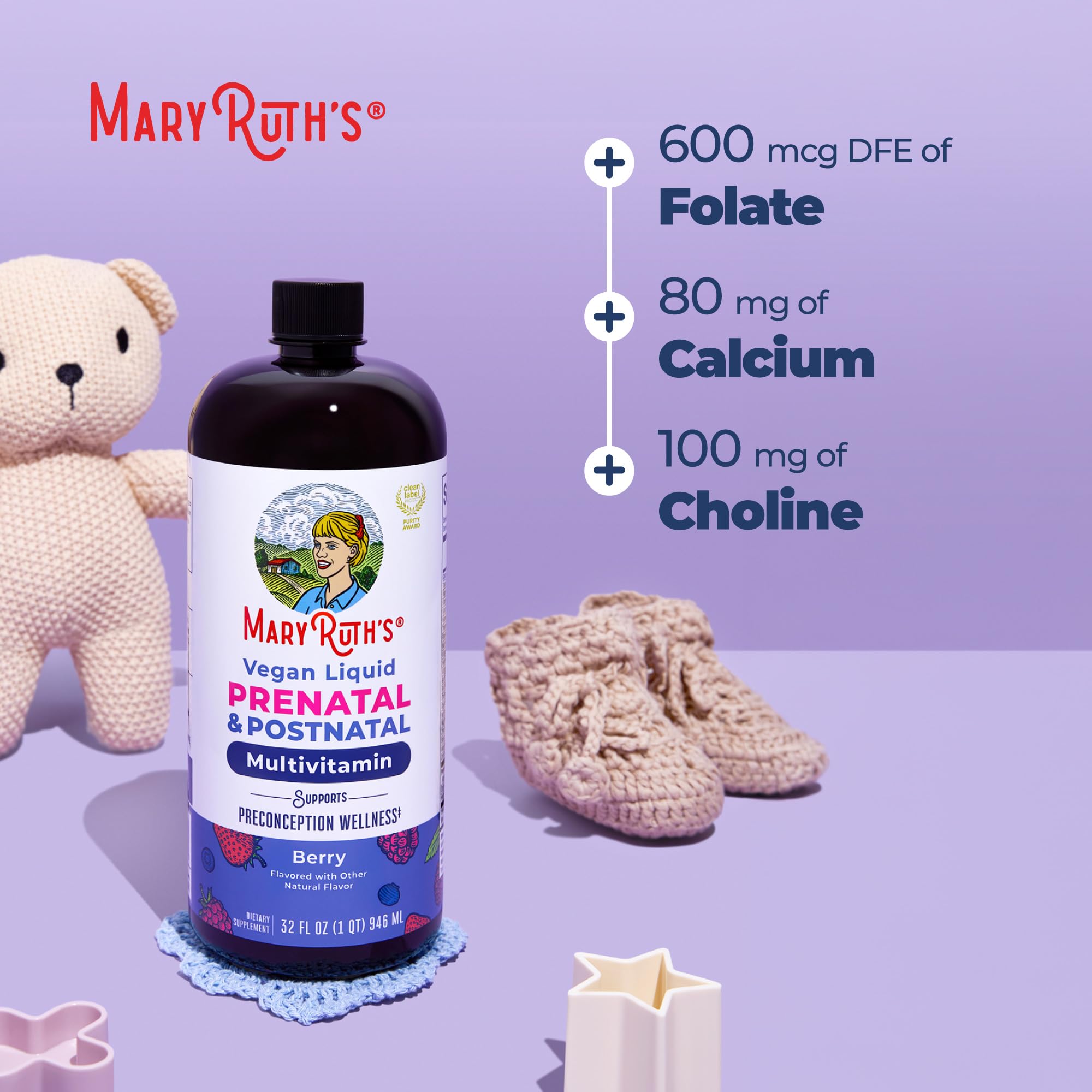 MARYRUTH'S Liquid Postnatal & Prenatal Vitamins for Women, Sugar Free, 32oz — Amazon image 7
