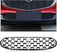 CDEFG Compatible with Mazda CX30 CX-30 2019-2023 2024 Front Grille Frills Front Bumper Mask Car Grill Modified Accessories [Pack of 2]
