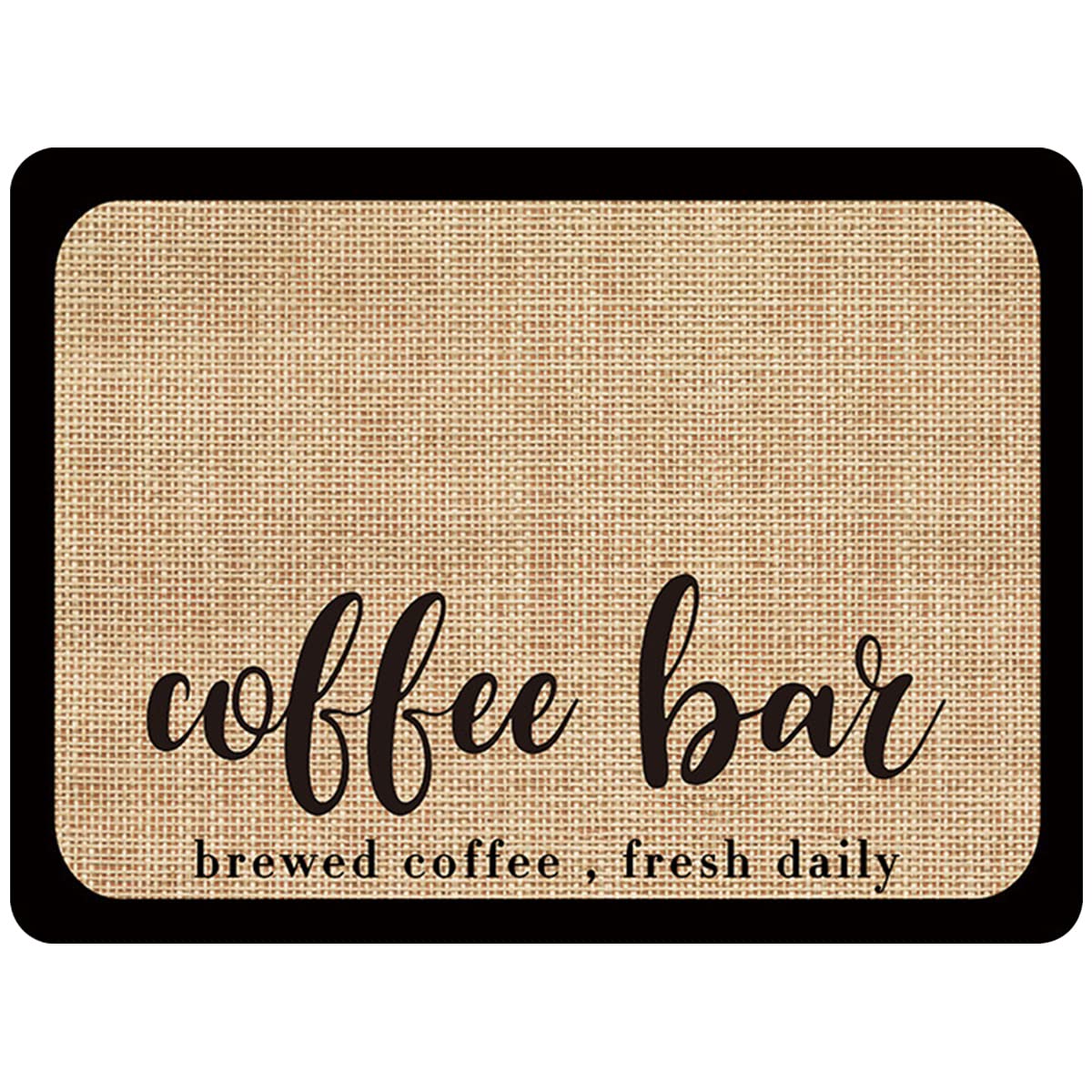Coffee Mat Hide Stain Absorbent Rubber Backed Coffee Bar Mat for Countertops Coffee Bar Decor Quick Drying Mat ,Coffee Maker Mat ,Waterproof Dish Drying Mat ,Coffee Bar Accessories for Kitchen Counter