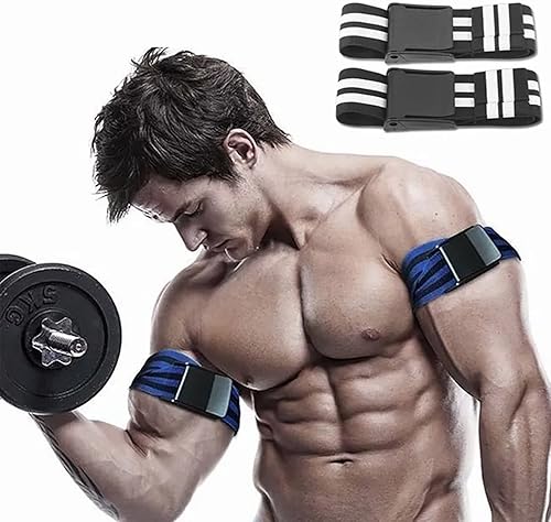 Miniatura 3 de 2 bandas de restricción de flujo sanguíneo, bandas de entrenamiento de oclusión, bandas de bíceps, bandas de peso para equipos de entrenamiento,