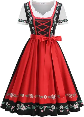 Oktoberfest Outfits Women, Bavarian Dirndl Dresses For October Festivaler