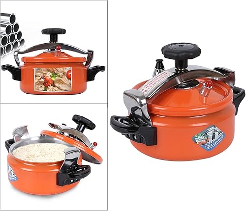 Miniatura 5 de misppro Olla a presión portátil a prueba de explosiones para sopa de arroz, vaporizador de cocción lenta, calentador de olla al aire libre para