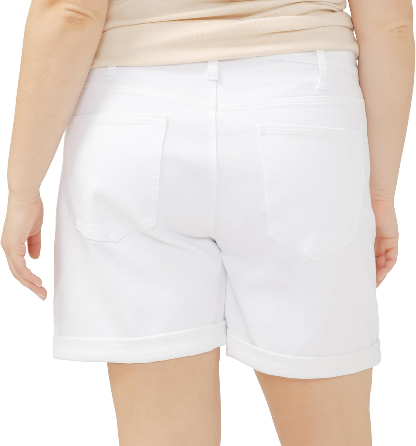 Silver Jeans Co. Womens Plus Size Boyfriend Mid Rise Short - Image 4