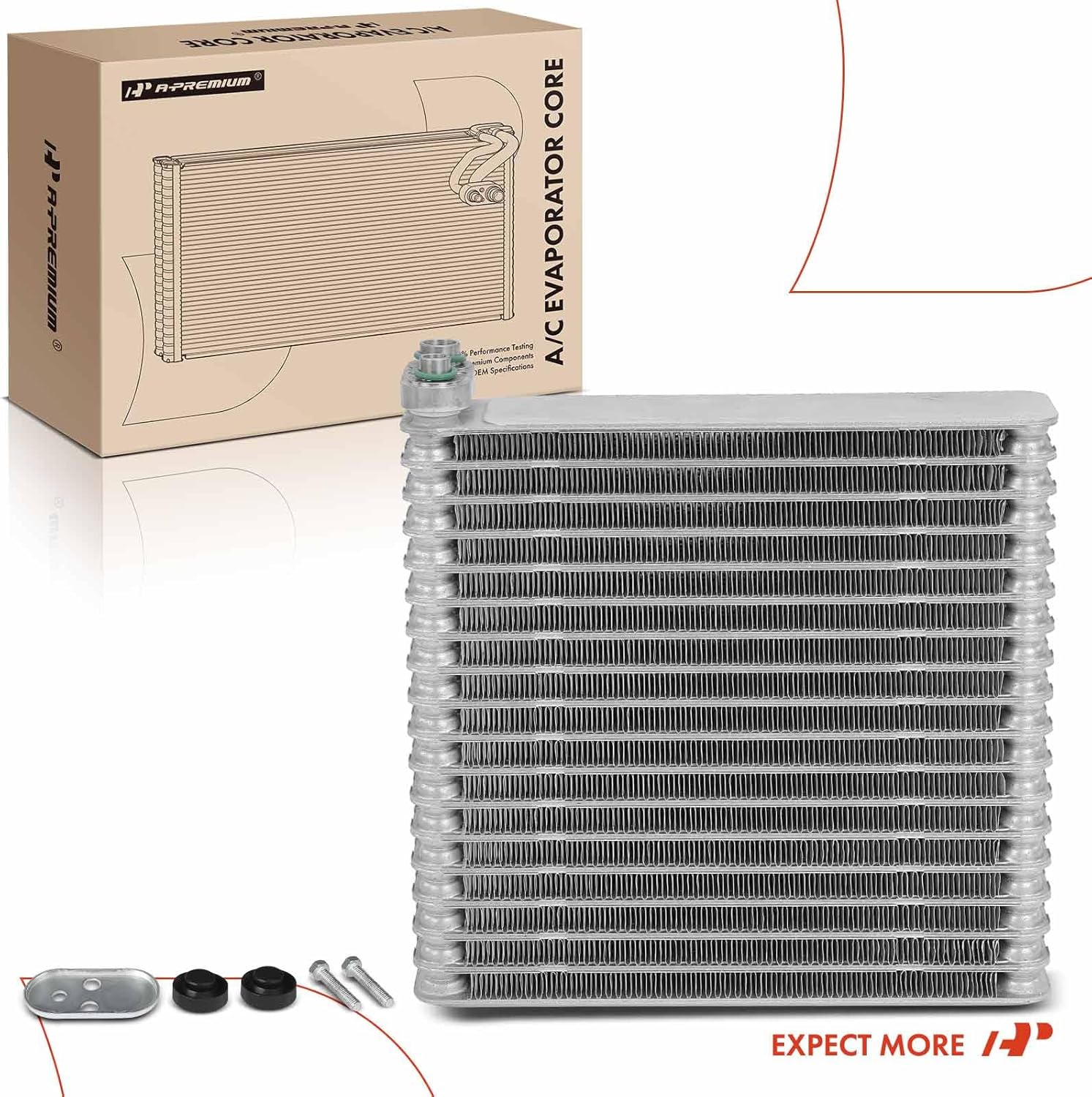 A-Premium Rear AC Evaporator Core Compatible with Nissan Versa Note 2014-2019, Versa 2012 1.6L/1.8L, Versa 2013-2019