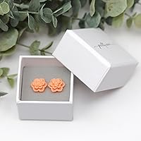 Vista 5 de Aretes hipoalergénicos de suculentas Pretty Smart para orejas sensibles