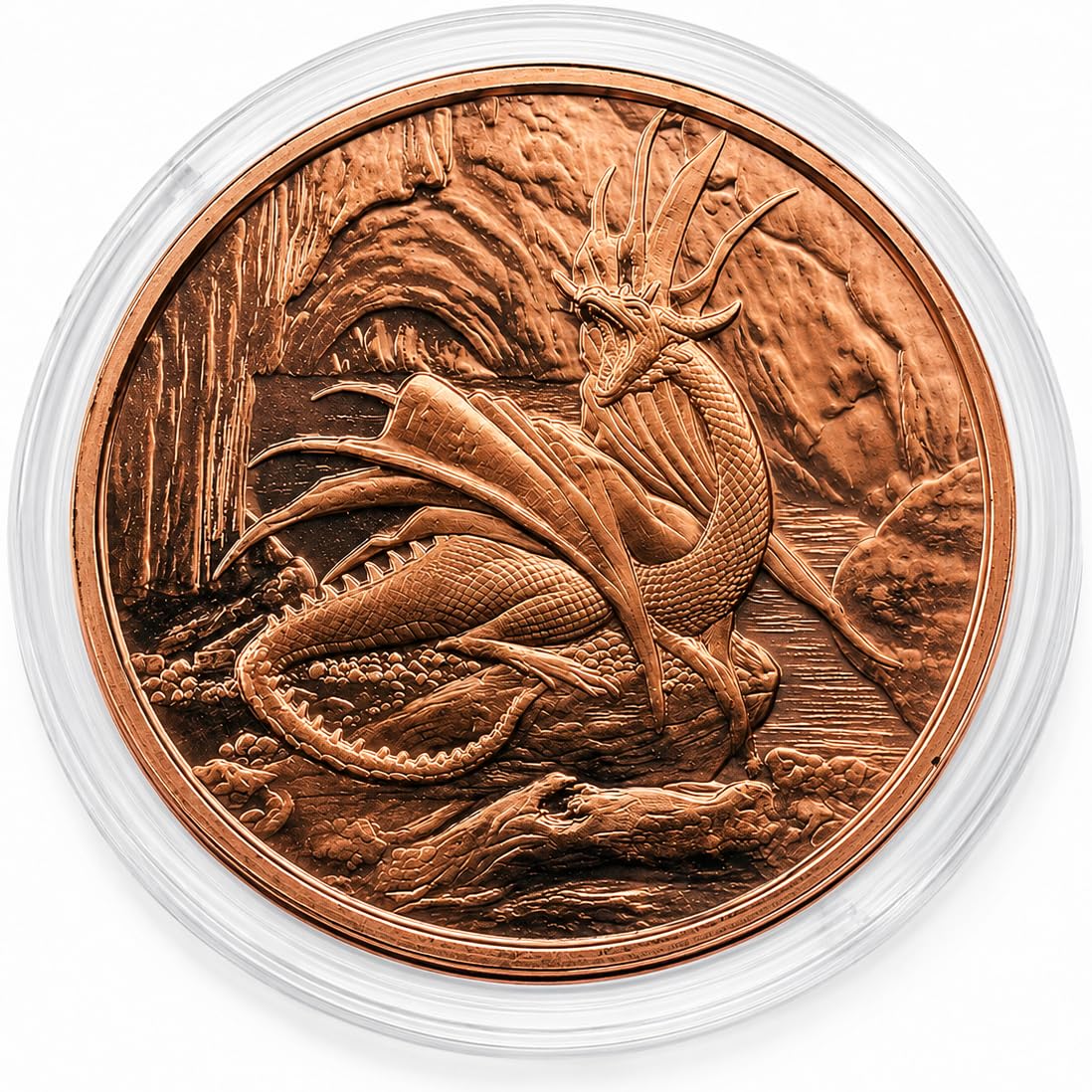 Amazon.com: Nidhoggr Dragon Nordic 1 oz Pure .999 Copper Round