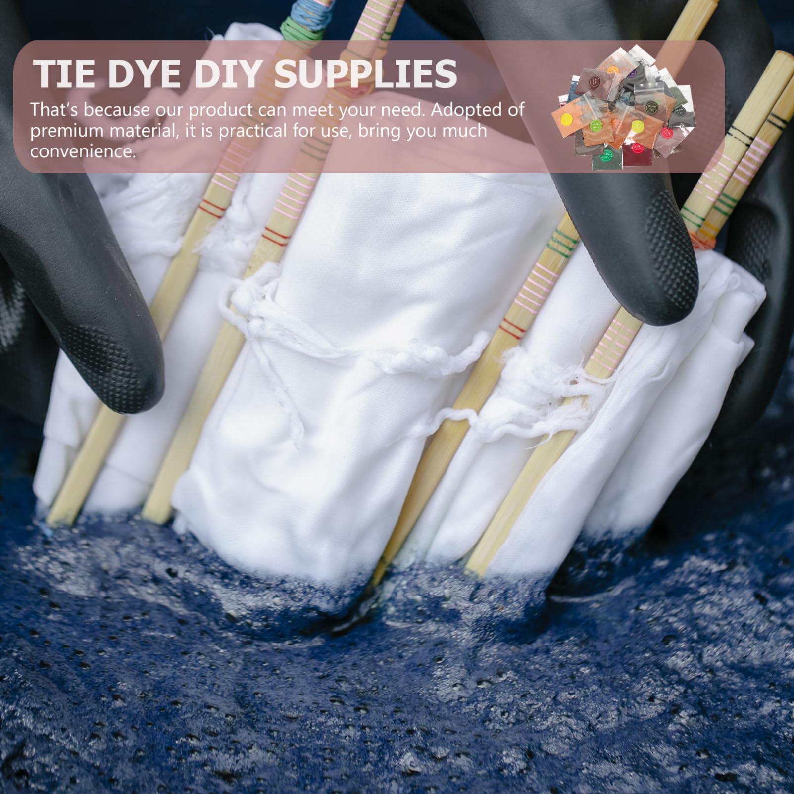 Homoyoyo 32Bolsas Kit De Tie Dye De Colores Polvo Para DIY Ropa Eventos Escolares y Campamentos De Verano Para Adultos