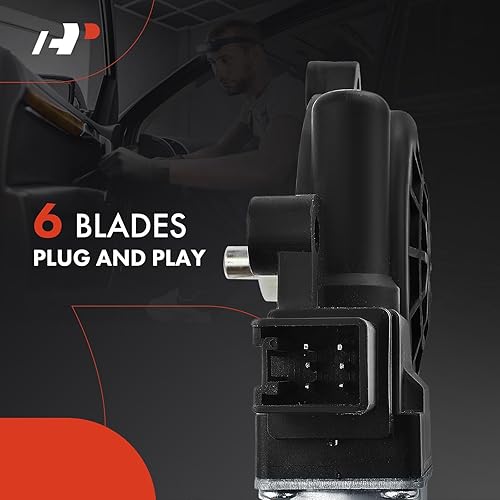 Miniatura 7 de A-Premium Motor de elevalunas eléctrico delantero izquierdo del lado del conductor (enchufe de 6 pines) compatible con los modelos Toyota y Mazda y