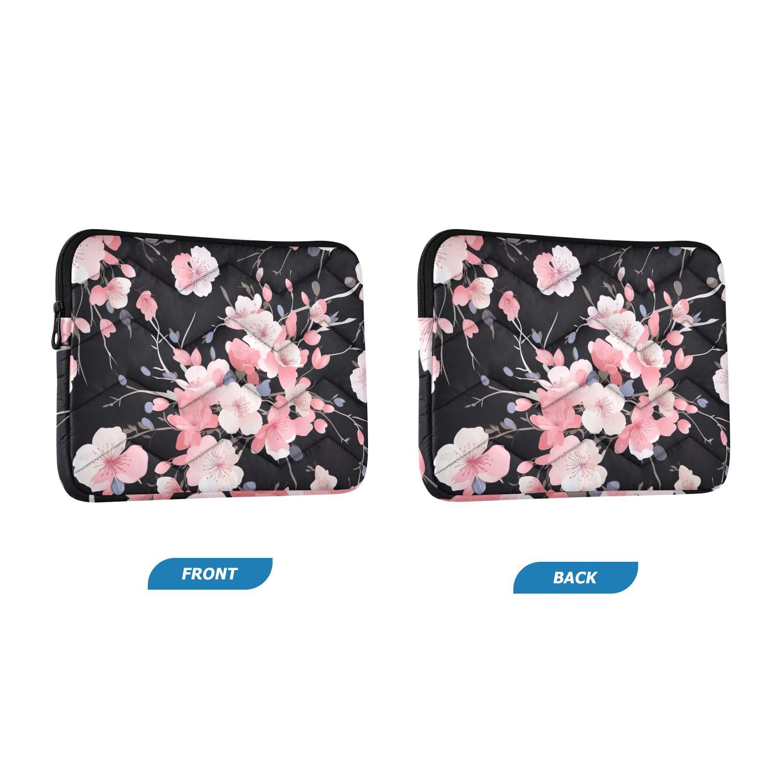 Funda Floral Para Portátil De 14 Pulgadas - Organizadora Y Protectora, Ideal Para Llevar En La Mochila O Bolso