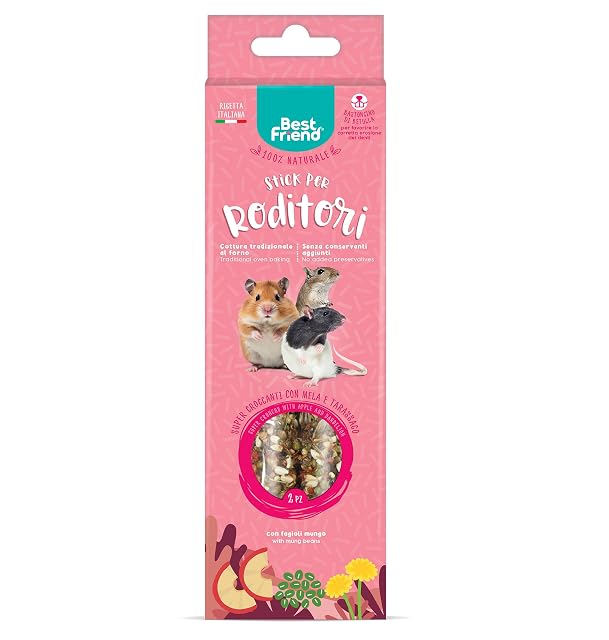 Foto 2 de 6 de Best Friend - Snacks Naturales cocidos al Horno para pequeños roedores. Sabrosos palitos y Ricos en vitaminas…