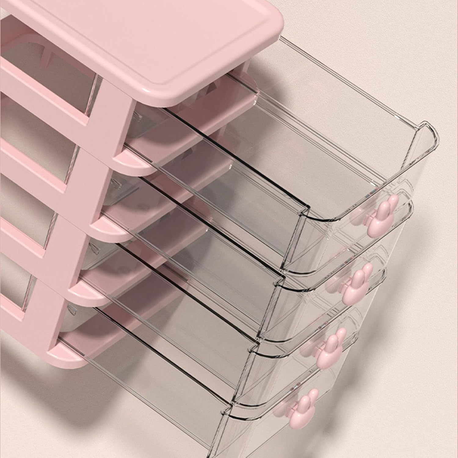 Rabbits Designed Container Stylish Rabbits Printed Storage Container Holder With Handle For Easy Carrying
