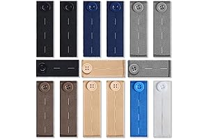 YUANHANG Waist Extender for Pants: Elastic Waistband Button Expander