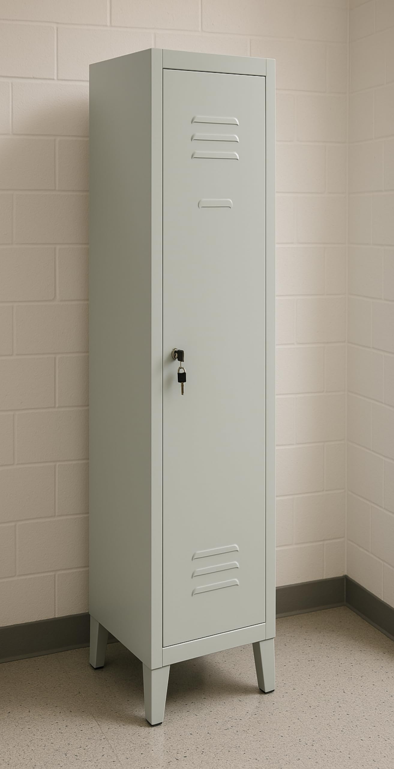 Linea Garden Armadietto spogliatoio 1 Posto H 180 x 50 x 36 cm Grigio