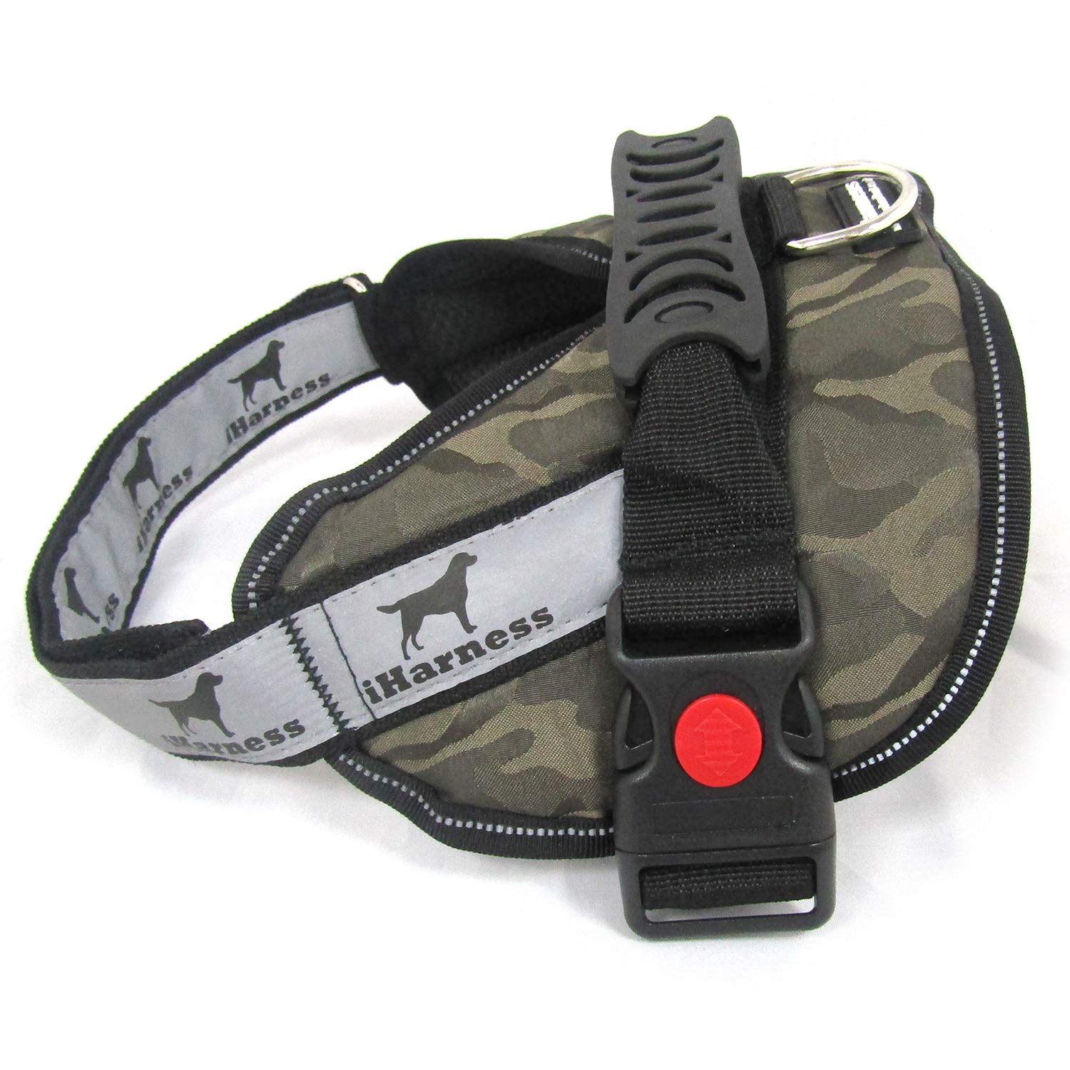 Adjustable Dog Harness with Soft Breathable Padding (XS, Camouflage)
