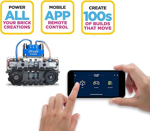 Miniatura 4 de Bluetooth Upgrade+ Kit de construcción de juguete electrónico compatible con la mayoría de bloques de construcción STEM Toy Learning
