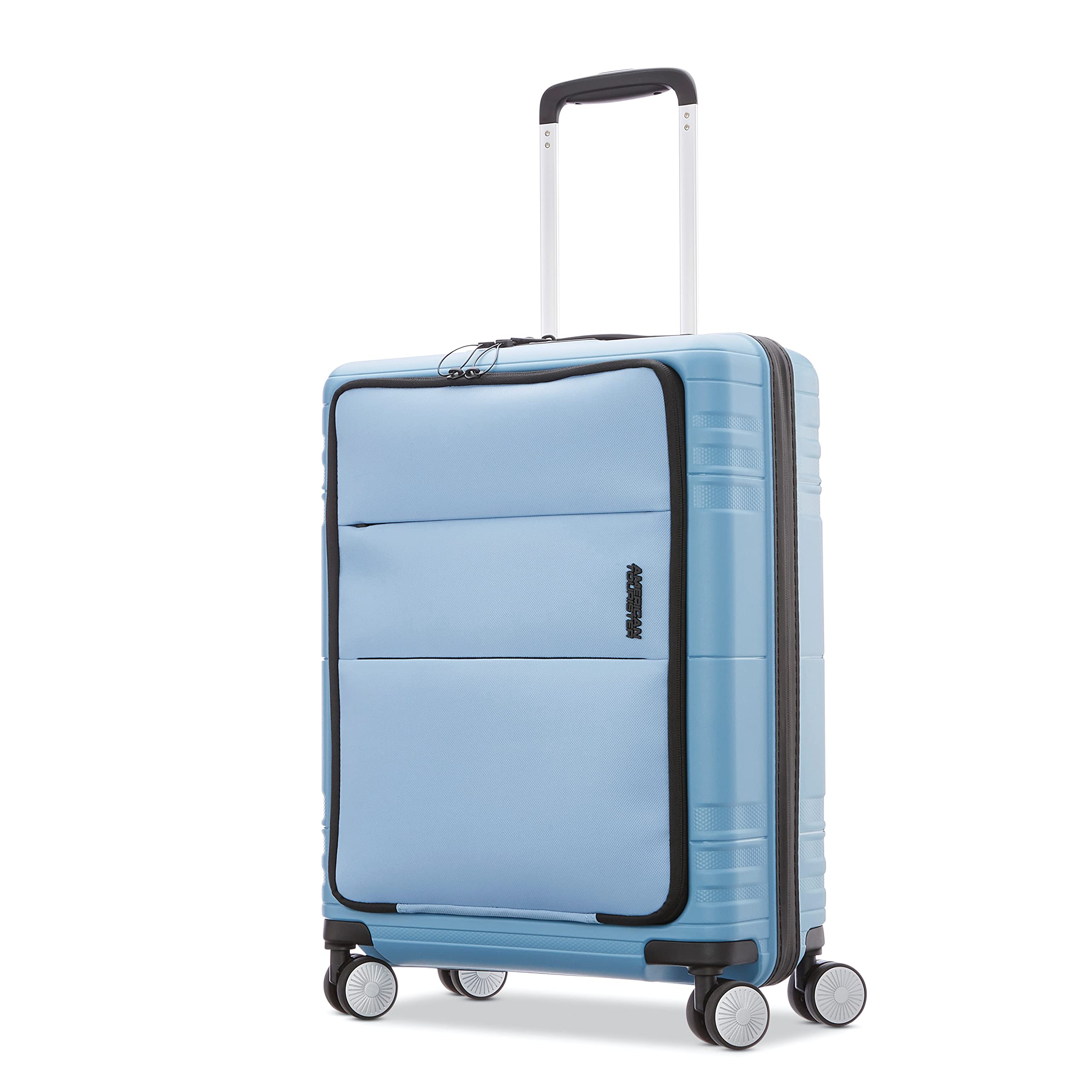 American Tourister Apex DLX Spinner, Carry-On 20-Inch, Dusty Blue
