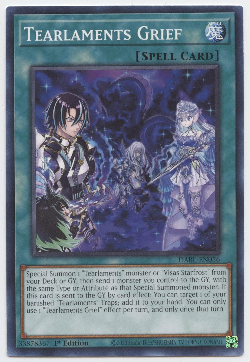 Amazon.com: YU-GI-OH! Tearlaments Grief - DABL-EN056 - Common - 1st ...