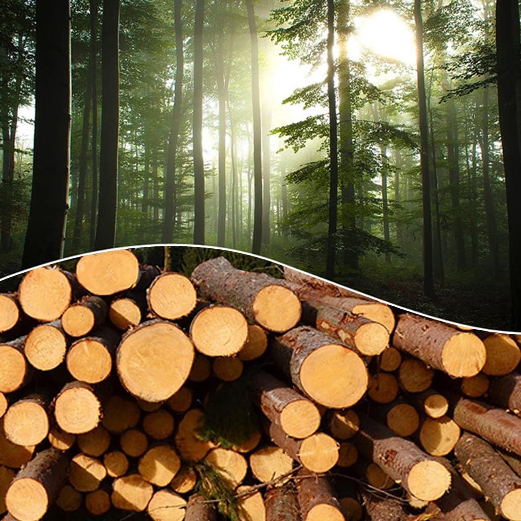 White Lazy Susans Rotating Turntable, Wood D70/80cm with PVE Transparent Soft Glass Mat for Dining Table and Serving Round Wood Rotating Platter