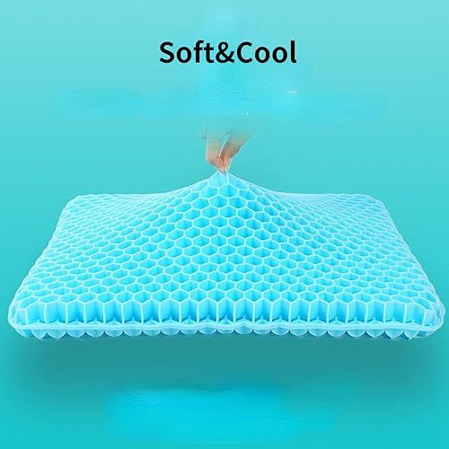 Miniatura 4 de ASQUAR Cojín de asiento de gel para sentarse durante mucho tiempo cojines de silla de oficina y conductores de camiones