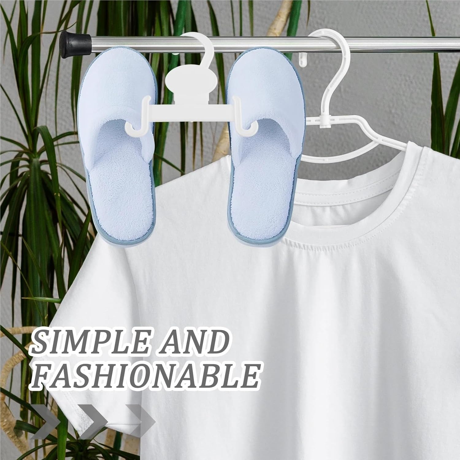 100 Pcs Black Flip Flop Holder Shoe Rack Hook Slipper Storage ganizer Wall Hooks Retail Hanger Holder Sandal Display Hooks Shoes Wall Hooks Slippers(White10.50X9.50X0.30)