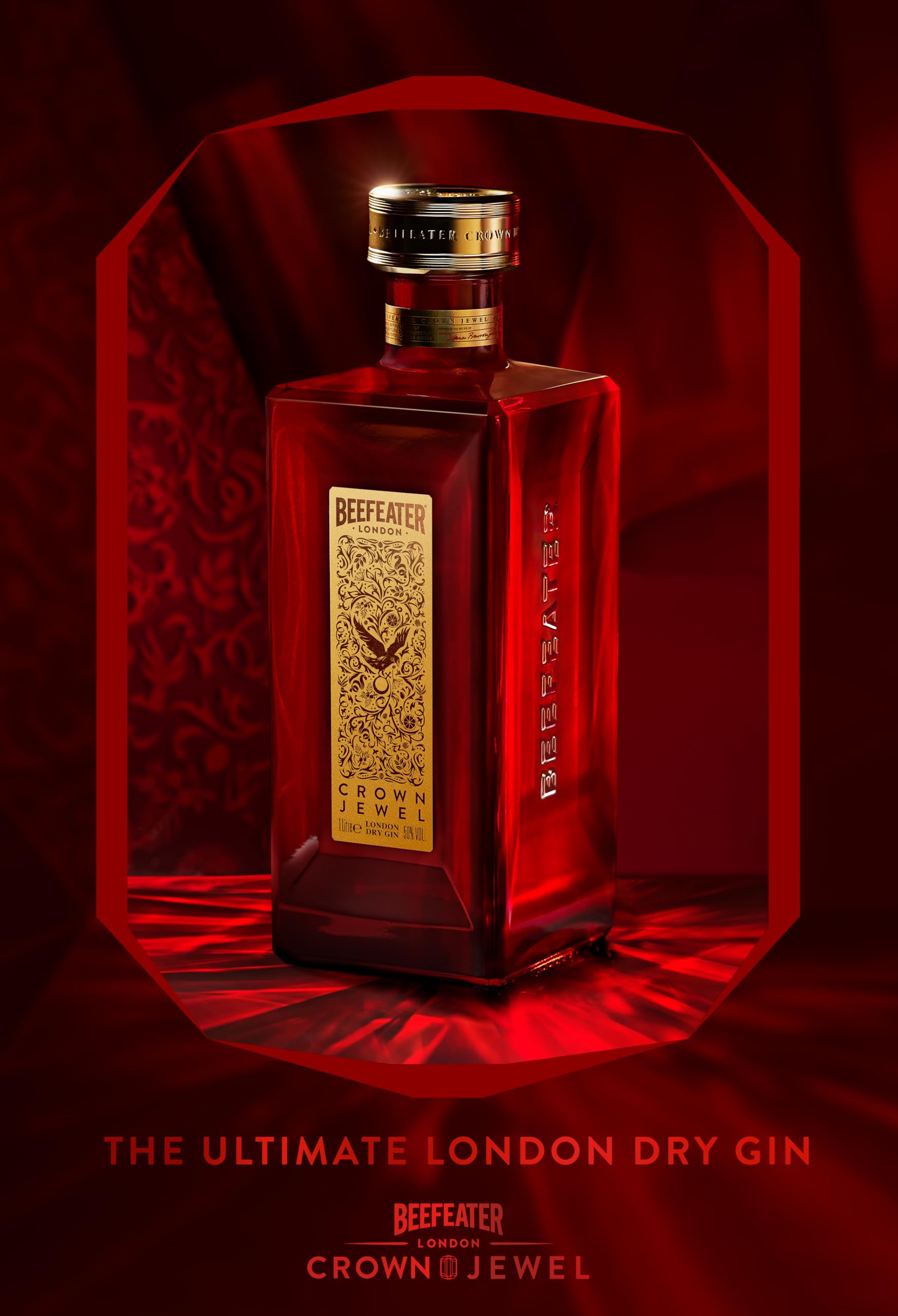 Beefeater Crown Jewel London Dry Gin 1,0 Liter 50,0% Vol.