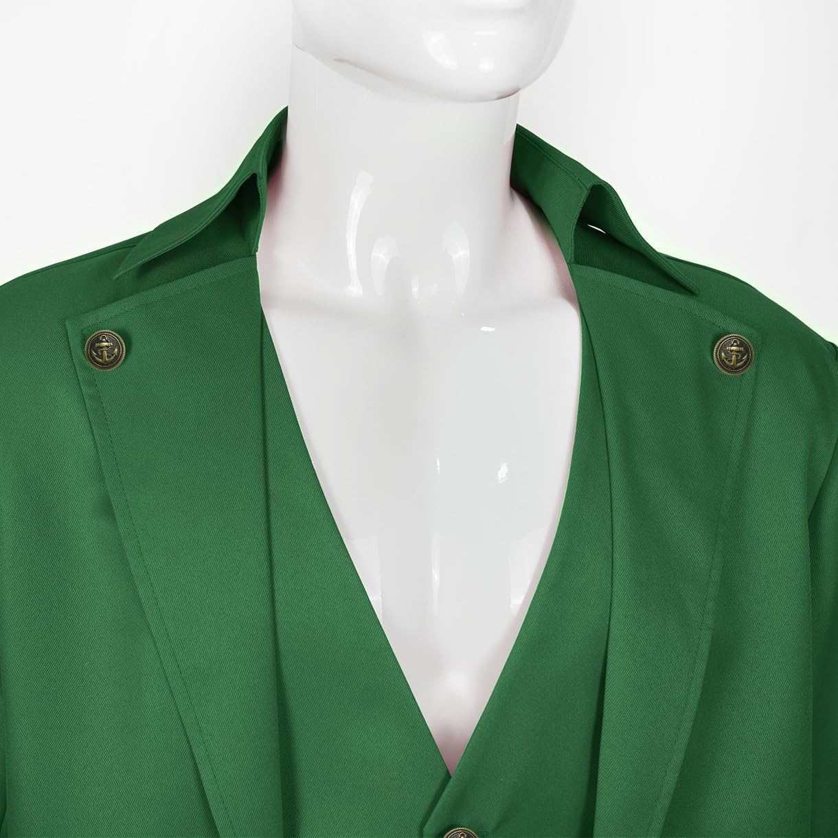 Mens Pirate Coat Steampunk Jacket Tailcoat Renaissance Jacket Halloween Hatter Costume - Image 4