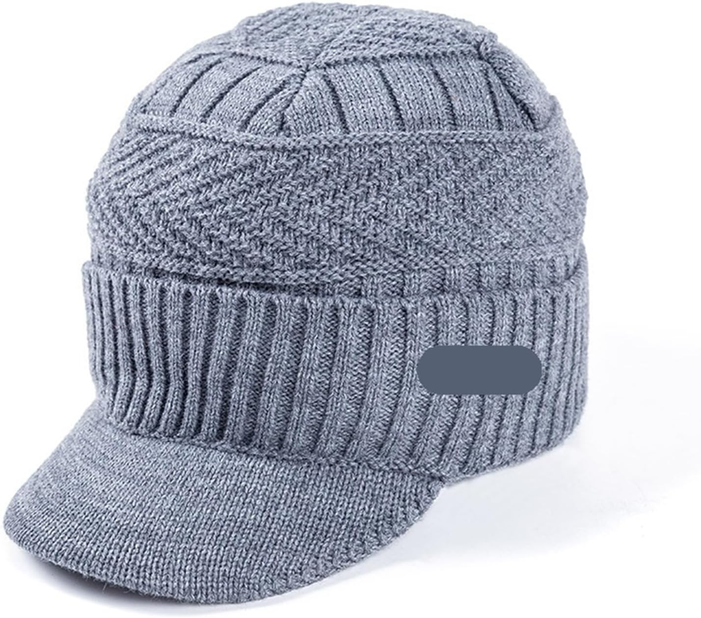Unisex Warm Winter Hats Add Fur Lined Soft Beanie Cap for Men & Women for Winter Warmth