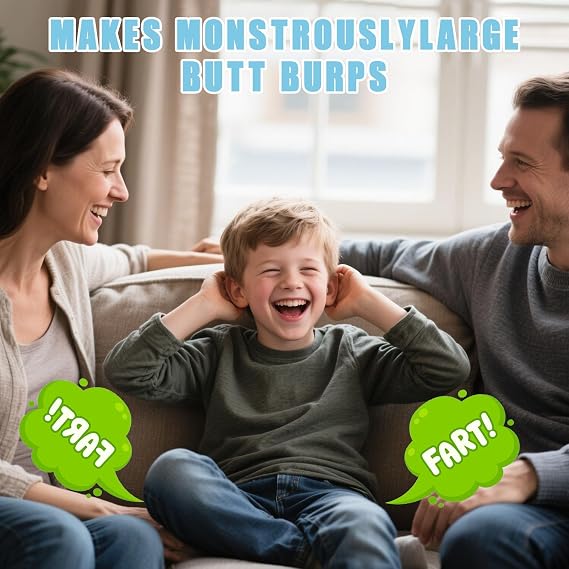 Whoopee Cushions Self Inflating Whoopie Cushion Fart Blaster Mini Fart Sound Prank Toy Perfect Joke or Gag Gift for Party Play Game (Blue)