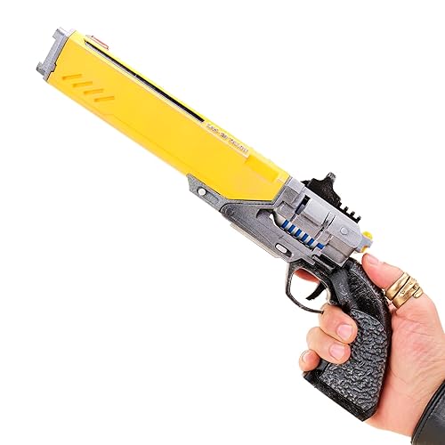 LAS-58 Talon– Hell divers 2 Handcrafted Prop Replica Revolver, Full‑Scale Sci‑Fi Chamber Mechanism, Stiff Plastic, Static Trigger – Prop, Not Toy
