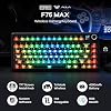 EPOMAKER X Aula F75 MAX Teclado mecánico inalámbrico con pantalla TFT y perilla + cable de teclado en espiral Mix de 1.8m 3
