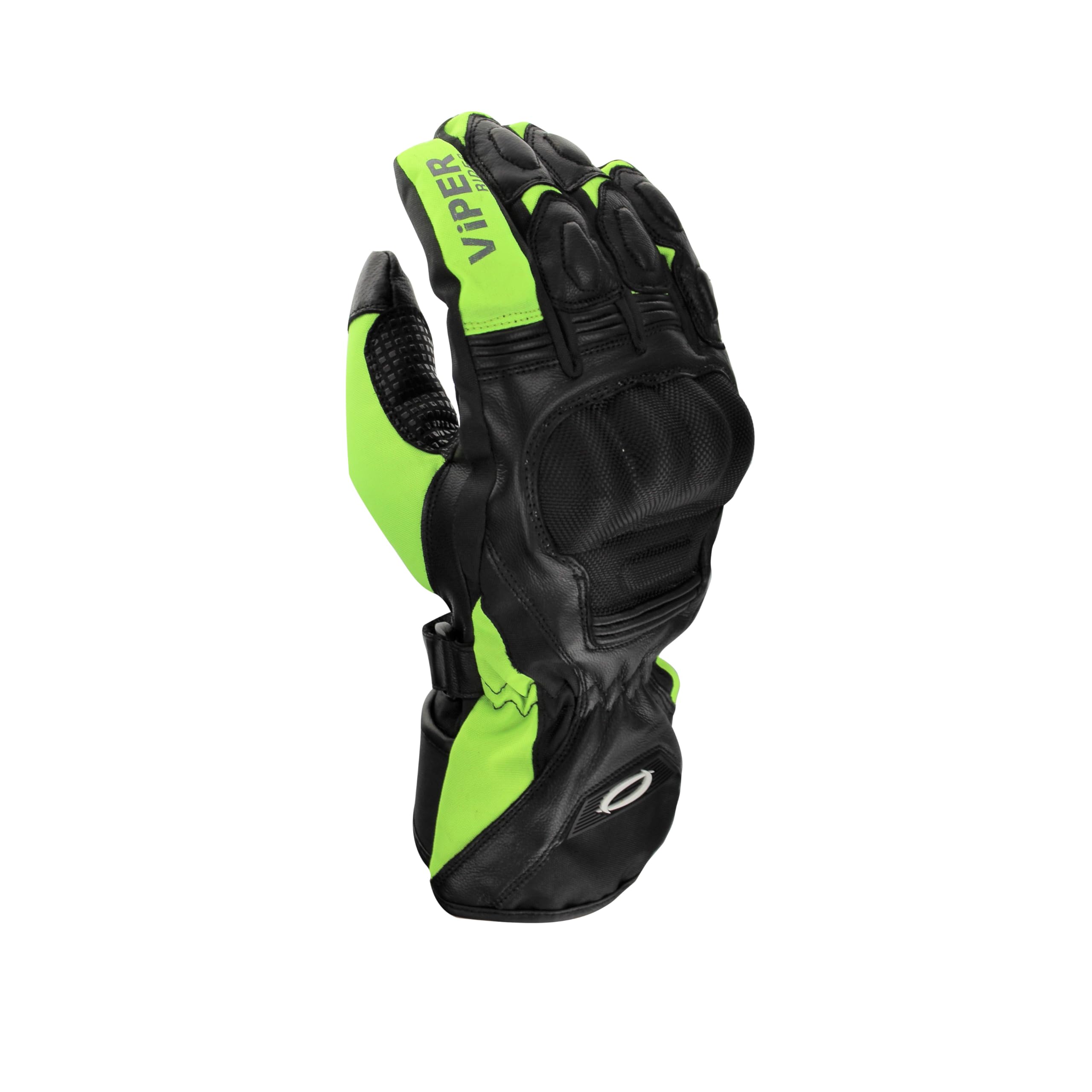 ViPER Axis-8 Gants de moto pour homme et femme – Gants de moto imperméables en cuir de qualité supérieure avec protection CE pour les mains pour le sport, la course sur route et l'équitation