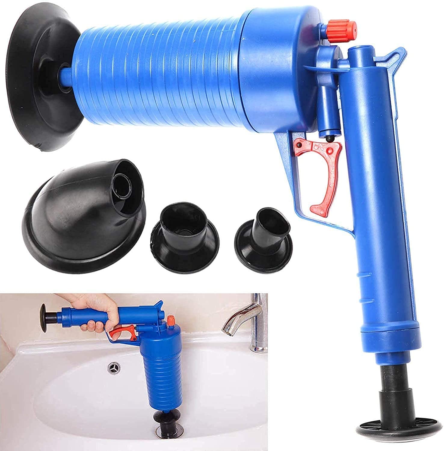 Buy MISHTI Toilet Cleaner High Air Power Drain Blaster High Pressure